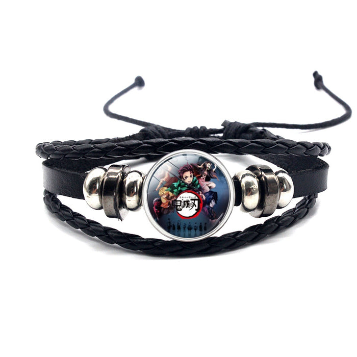 Wholesale cowhide cartoon adjustable bracelet bracelet MOQ≥2 (M) JDC-BT-YanY011