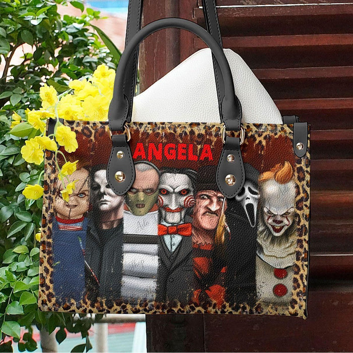 Wholesale Handbag PU Horror Cartoon Printing Large Capacity (M) JDC-HB-Xinp003