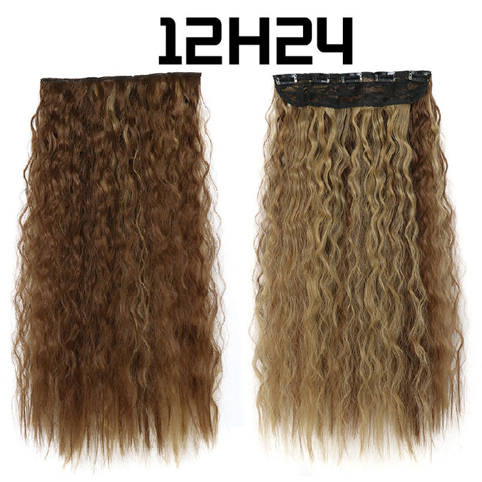 Jewelry WholesaleWholesale High Temperature Silk Wig Pieces Wool Roll Long Hair Extension Pieces JDC-WS-SanY002 Wigs 三盈 %variant_option1% %variant_option2% %variant_option3%  Factory Price JoyasDeChina Joyas De China