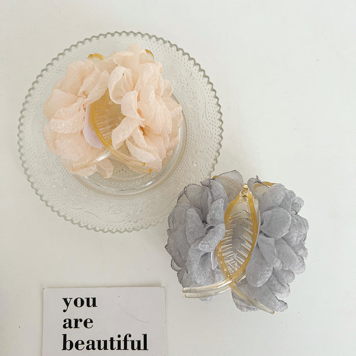 Wholesale plastic flower ball hair clip MOQ≥2 JDC-HC-MIs005