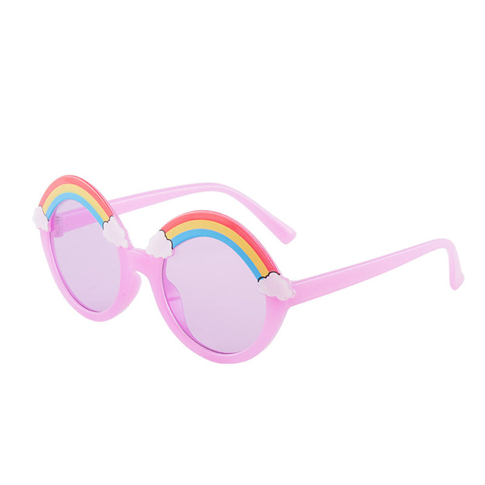 Jewelry WholesaleWholesale children's rainbow glasses JDC-SG-RunJ004 Sunglasses 润璟 %variant_option1% %variant_option2% %variant_option3%  Factory Price JoyasDeChina Joyas De China