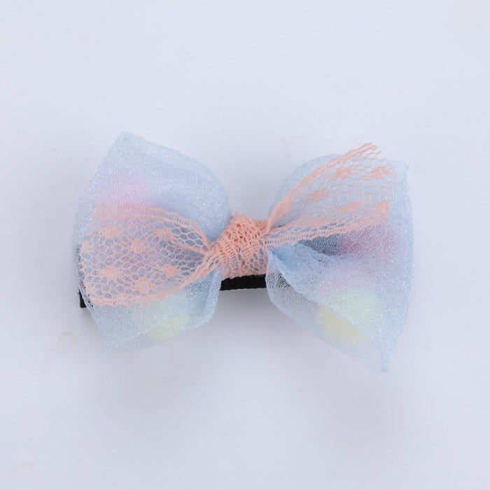 Wholesale Hair Clips mesh bow children JDC-HC-MDL001