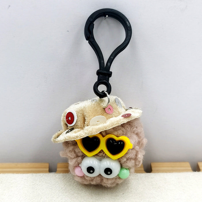 Jewelry WholesaleWholesale Cartoon Briquette Pixie Hairball Keychain MOQ≥2 JDC-KC-QiShi010 Keychains 奇释 %variant_option1% %variant_option2% %variant_option3%  Factory Price JoyasDeChina Joyas De China