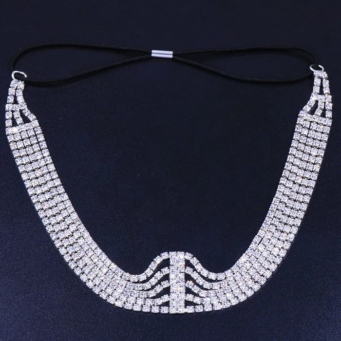 Jewelry WholesaleWholesale alloy water drill hoop JDC-HD-Xins001 Headband 心饰 %variant_option1% %variant_option2% %variant_option3%  Factory Price JoyasDeChina Joyas De China