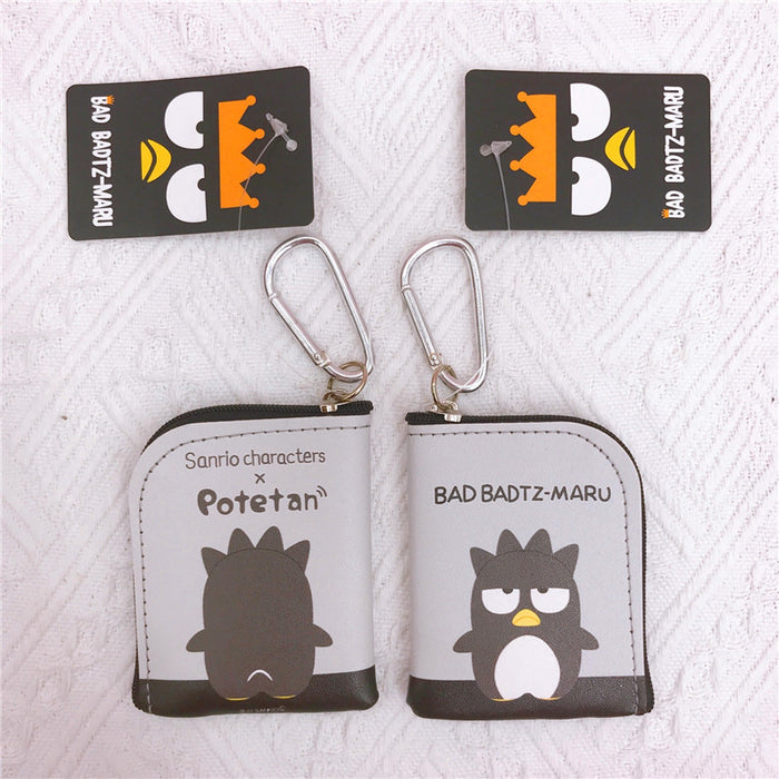 Wholesale Cartoon PU Leather Double Sided Printing Coin Purse Keychain (M) JDC-KC-YaLL011