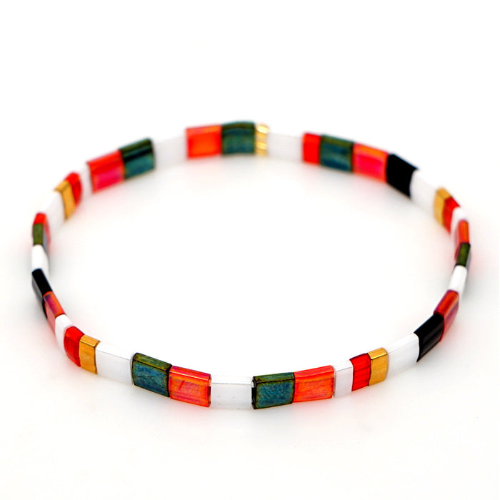 Wholesale Simple Bohemian Ethnic Fashion Multi-layered Bracelet JDC-BT-GBH114