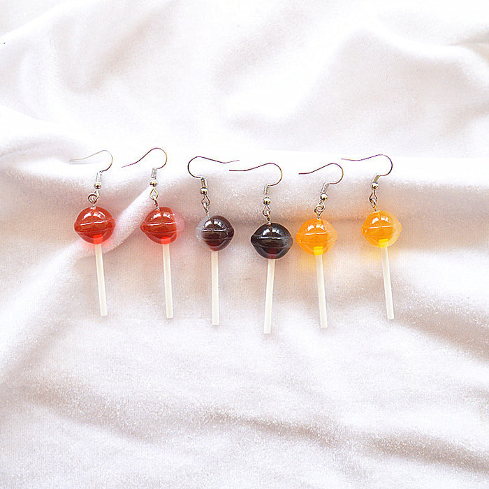 Jewelry WholesaleWholesale Resin Metal Lollipop Earrings JDC-ES-XNuo004 Earrings 协诺 %variant_option1% %variant_option2% %variant_option3%  Factory Price JoyasDeChina Joyas De China