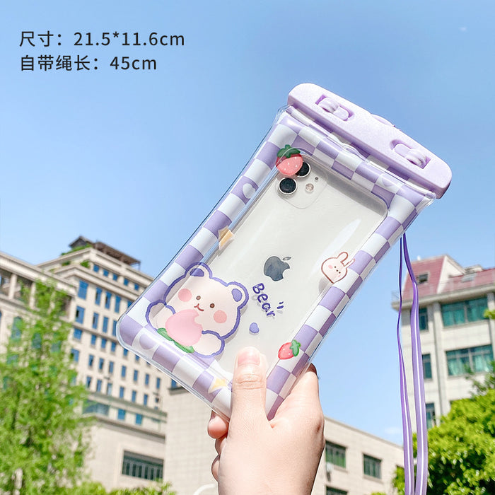 Wholesale PVC Touch Screen Mobile Phone Waterproof Bag MOQ≥2 JDC-WB-Zhimei001