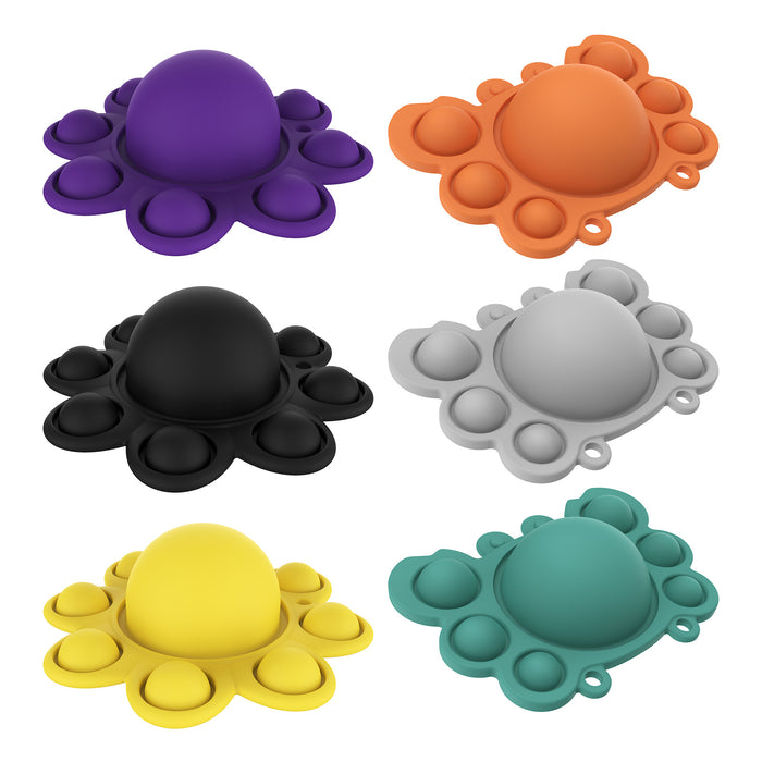 Jewelry WholesaleWholesale Finger Bubble Fun Flip Octopus Silicone Decompression JDC-FT-HC045 fidgets toy 华创 %variant_option1% %variant_option2% %variant_option3%  Factory Price JoyasDeChina Joyas De China