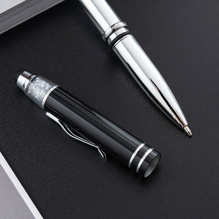 Wholesale Metal LED Light Pen Multifunctional Touch Screen Touch Ballpoint Pen JDC-BP-Huah042