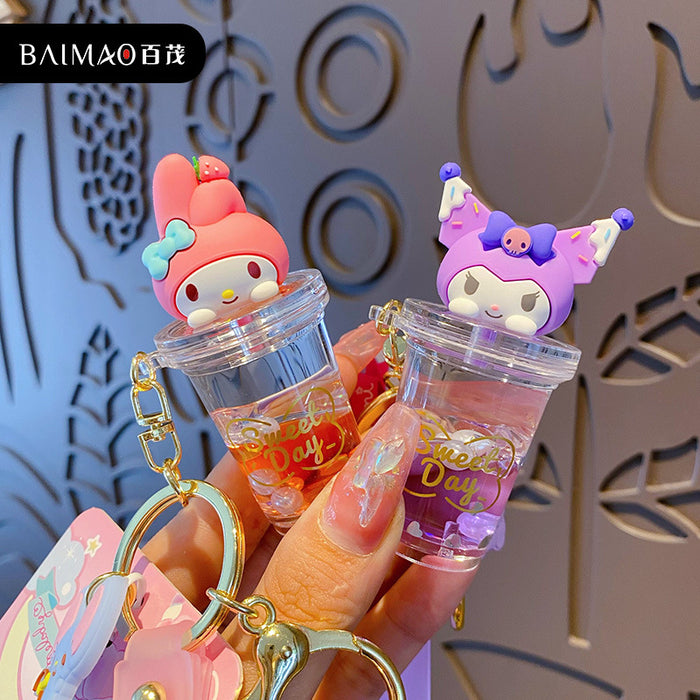 Wholesale Keychains Acrylic Hardware Into Oil Anime Cartoon Cute (M) MOQ≥2 JDC-KC-BaiM059