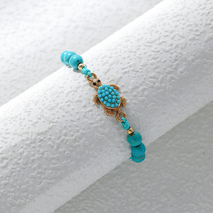 Jewelry WholesaleWholesale turquoise braided alloy bracelet JDC-BT-YiD006 Bracelet 宜达 %variant_option1% %variant_option2% %variant_option3%  Factory Price JoyasDeChina Joyas De China