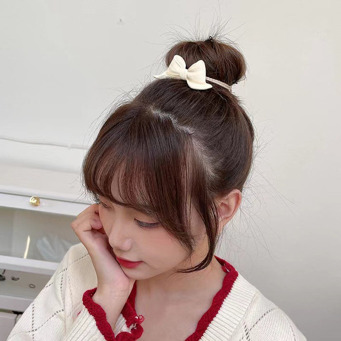 Jewelry WholesaleWholesale Bow Resin Plastic Hair Scrunchies JDC-HS-QiuC003 Hair Scrunchies 秋澈 %variant_option1% %variant_option2% %variant_option3%  Factory Price JoyasDeChina Joyas De China