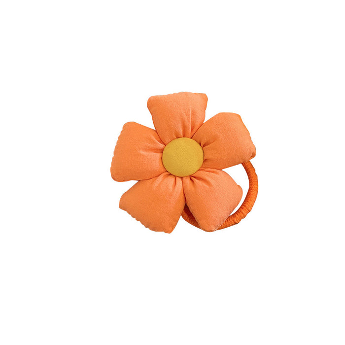 Wholesale Children Flower Cloth Hair Scrunchies JDC-HS-XiY014