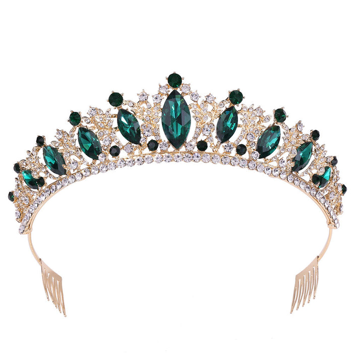 Jewelry WholesaleWholesale alloy diamond-encrusted crown hair band JDC-HD-ZuanG008 Headband 钻岗 %variant_option1% %variant_option2% %variant_option3%  Factory Price JoyasDeChina Joyas De China