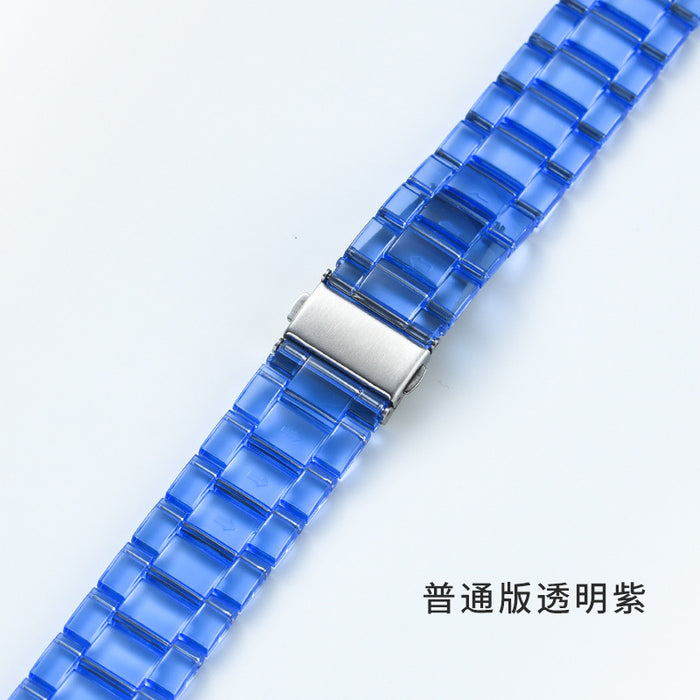 Wholesale Apple Watch Transparent Resin Watch Band JDC-WB-MuS001