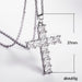 Jewelry WholesaleWholesale Copper Inlaid Zircon Cross Necklace MOQ≥2 JDC-NE-Caos020 Necklaces 曹适 %variant_option1% %variant_option2% %variant_option3%  Factory Price JoyasDeChina Joyas De China