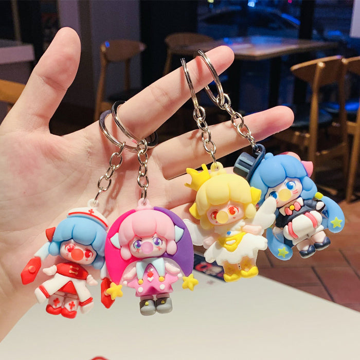 Jewelry WholesaleWholesale Universal Cartoon Doll Cute Doll Bubble Epoxy Couple Keychain JDC-KC-PLei007 Keychains 鹏磊 %variant_option1% %variant_option2% %variant_option3%  Factory Price JoyasDeChina Joyas De China