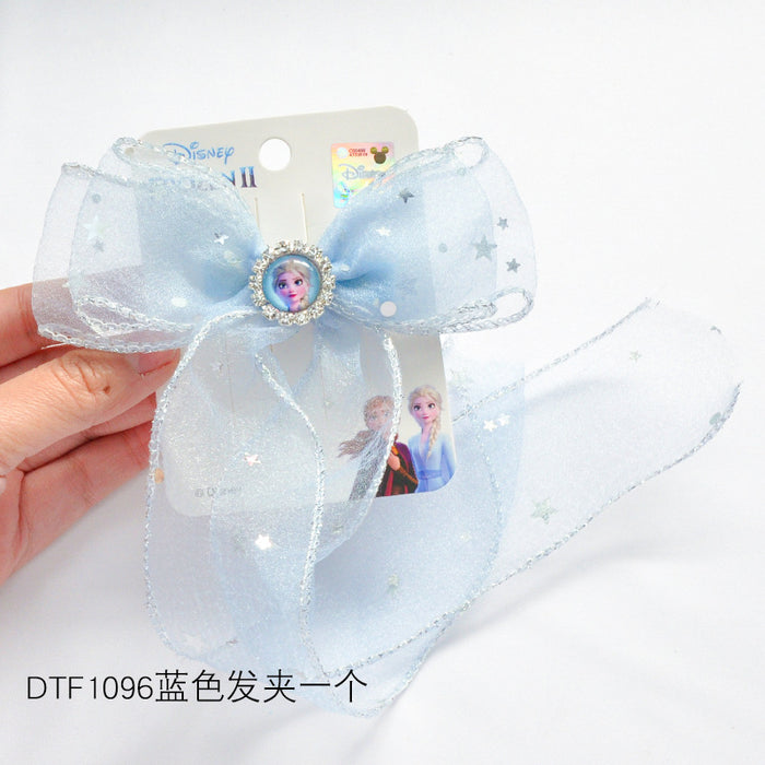 Wholesale hairpin yarn material children's bow ribbon JDC-HC-LLJ004