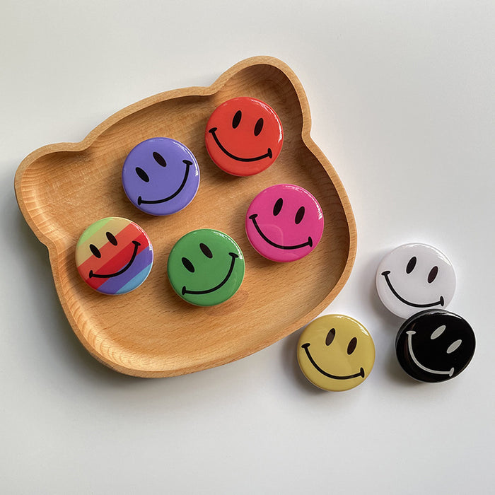 Wholesale Grips Cartoon Smiley Airbag Holder Mobile Phone Holder JDC-PS-Chwei007