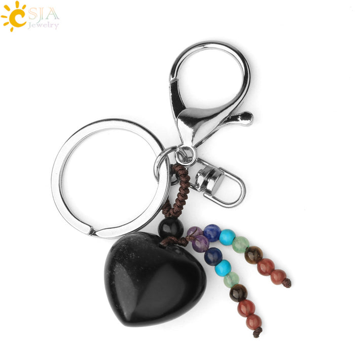 Wholesale Heart Shaped Turquoise Opal Crystal Keychain JDC-KC-HS002