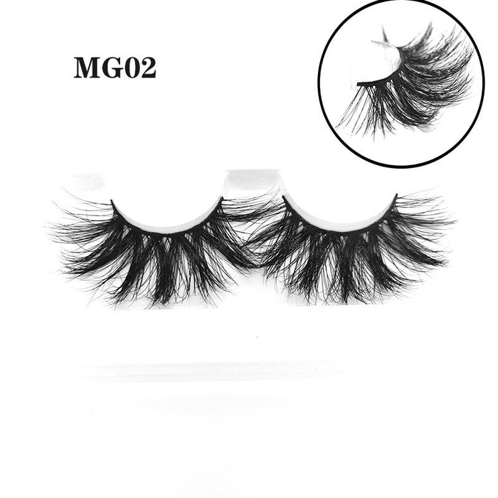 Jewelry WholesaleWholesale pair of 27mm fluffy eyelashes curling messy eyelashes MOQ≥3 JDC-EY-XLin005 eyelashes 馨琳 %variant_option1% %variant_option2% %variant_option3%  Factory Price JoyasDeChina Joyas De China