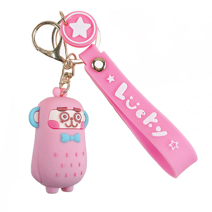 Wholesale plastic cartoon keychain MOQ≥2 (M) JDC-KC-Mpaoyu001