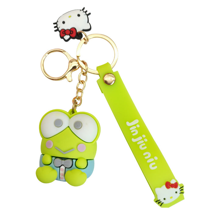 Wholesale keychain pvc doll cute key pendant cartoon MOQ≥2 JDC-KC-KDian005