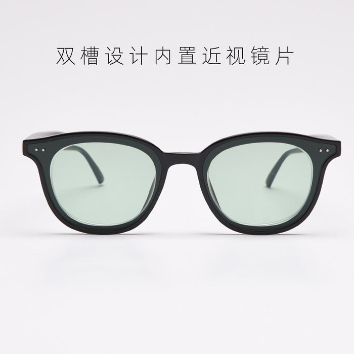 Wholesale black nylon GENTLE sunglasses JDC-SG-WeiY002