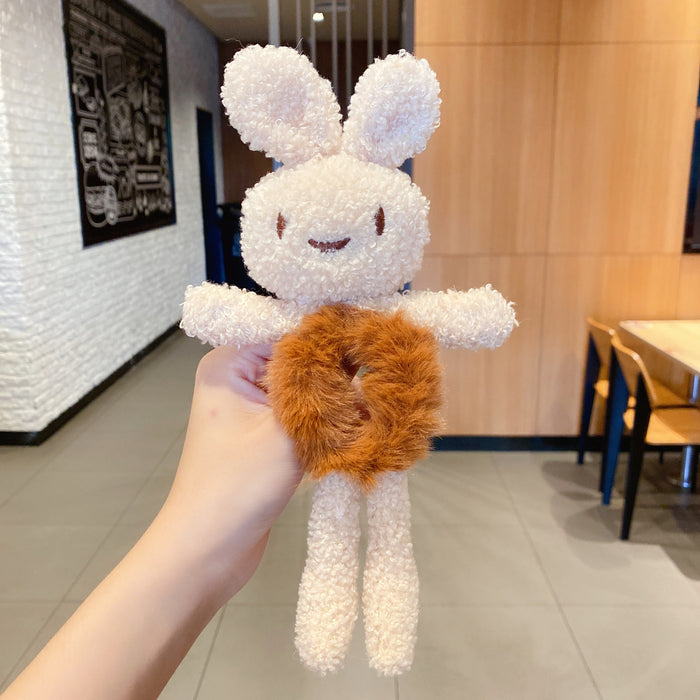 Jewelry WholesaleWholesale stereo bear bunny plush hair ring JDC-HS-GSHX063 Hair Scrunchies 恒曦 %variant_option1% %variant_option2% %variant_option3%  Factory Price JoyasDeChina Joyas De China