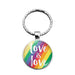 Jewelry WholesaleWholesale LGBT Pride Day Alloy Glass Gemstone Keychain JDC-KC-XuS023 Keychains 溆水 %variant_option1% %variant_option2% %variant_option3%  Factory Price JoyasDeChina Joyas De China