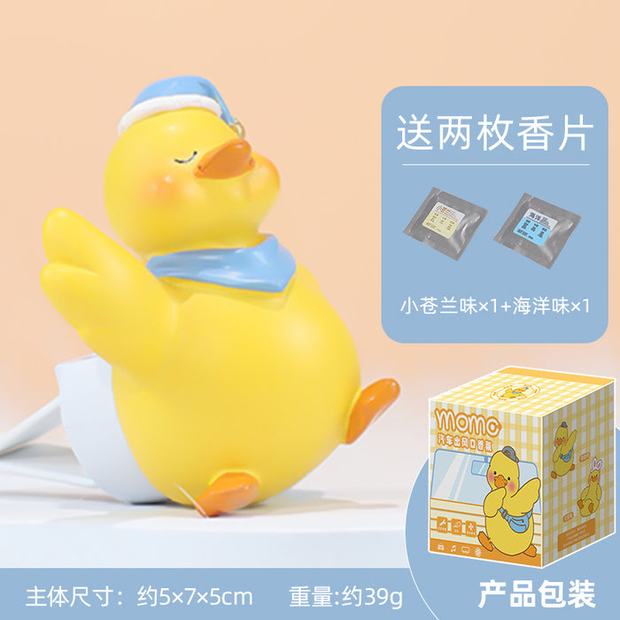 Wholesale Car Accessories Resin Cute Cartoon Little Yellow Duck Air Outlet Perfume Clip JDC-CA-XZH004