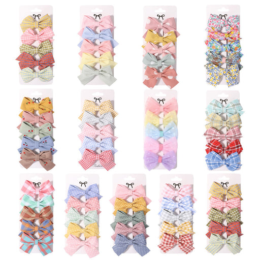 Jewelry WholesaleWholesale Polyester Rib Belt Kids Bow Hair Clip JDC-HC-YL065 Hair Clips 雅伦 %variant_option1% %variant_option2% %variant_option3%  Factory Price JoyasDeChina Joyas De China