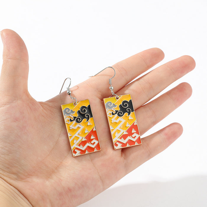 Wholesale Cute Alloy Earrings MOQ≥5 JDC-ES-ShaoH002