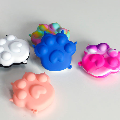 Jewelry WholesaleWholesale 3D decompression ball cat's claw mushroom silicone decompression finger bubble le toys MOQ≥2 JDC-FT-HMJ013 fidgets toy 华明军 %variant_option1% %variant_option2% %variant_option3%  Factory Price JoyasDeChina Joyas De China