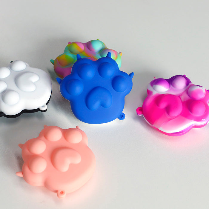 Jewelry WholesaleWholesale 3D decompression ball cat's claw mushroom silicone decompression finger bubble le toys MOQ≥2 JDC-FT-HMJ013 fidgets toy 华明军 %variant_option1% %variant_option2% %variant_option3%  Factory Price JoyasDeChina Joyas De China