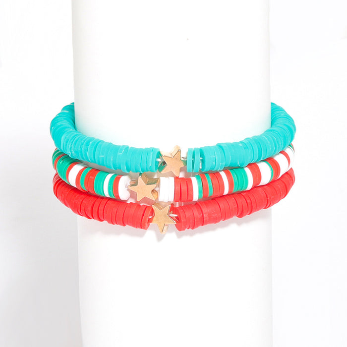 Wholesale Soft Pottery Bracelet Color Versatile Bracelet Set JDC-BT-SYu006