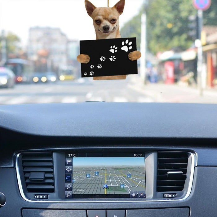 Wholesale Car Accessories Acrylic Creative Cute Pocket Puppy Pendant MOQ≥5 JDC-CA-YunS001