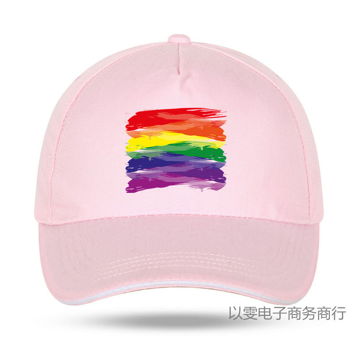 Wholesale Lgbt Rainbow Baseball Cap Gay Sports Hat JDC-FH-YWen001