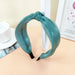 Jewelry WholesaleWholesale high-quality bright silk yarn headband wide version double knot JDC-HD-O394 Headband 潮炫 %variant_option1% %variant_option2% %variant_option3%  Factory Price JoyasDeChina Joyas De China