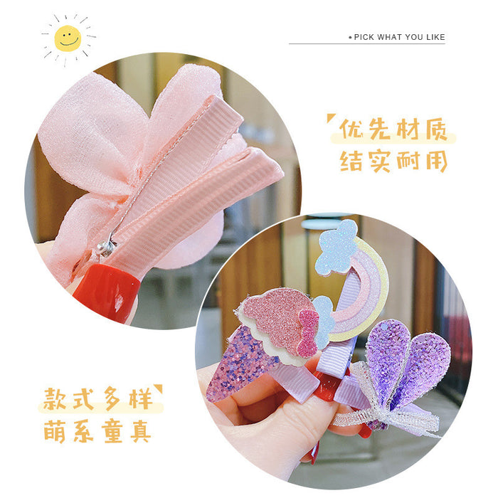 Wholesale Cute Lace Bow Hair Accessories Set JDC-HC-XYi001