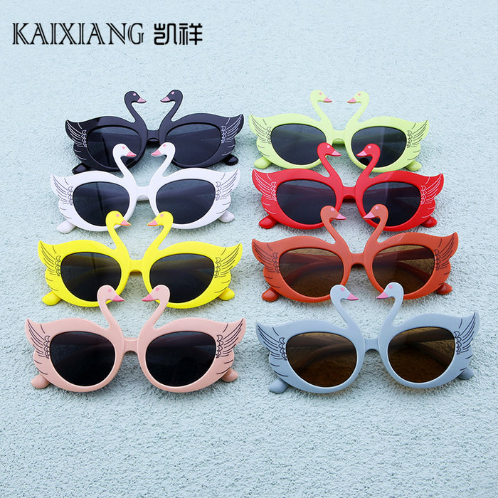 Jewelry WholesaleWholesale children's cartoon Swan UV Sunglasses JDC-SG-KaiX007 Sunglasses 凯祥 %variant_option1% %variant_option2% %variant_option3%  Factory Price JoyasDeChina Joyas De China