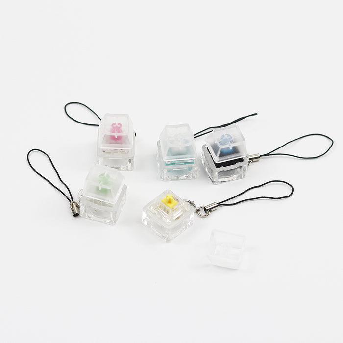 Jewelry WholesaleWholesale Mechanical Keyboard Shaft Transparent PVC Decompression Keychain JDC-KC-CMou001 Keychains 拆某 %variant_option1% %variant_option2% %variant_option3%  Factory Price JoyasDeChina Joyas De China