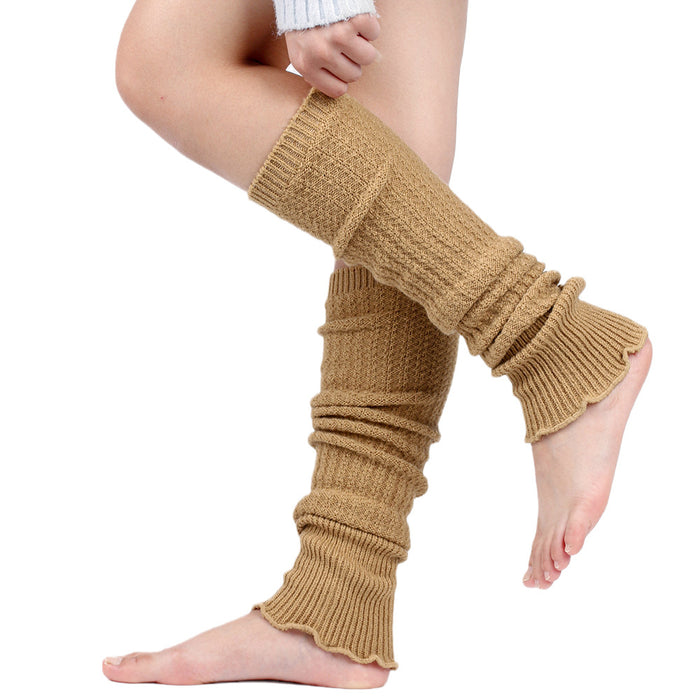 Wholesale Sock Acrylic Cotton Wool Socks Leg Covers Pile Socks Solid Color MOQ≥2 JDC-SK-XQ025