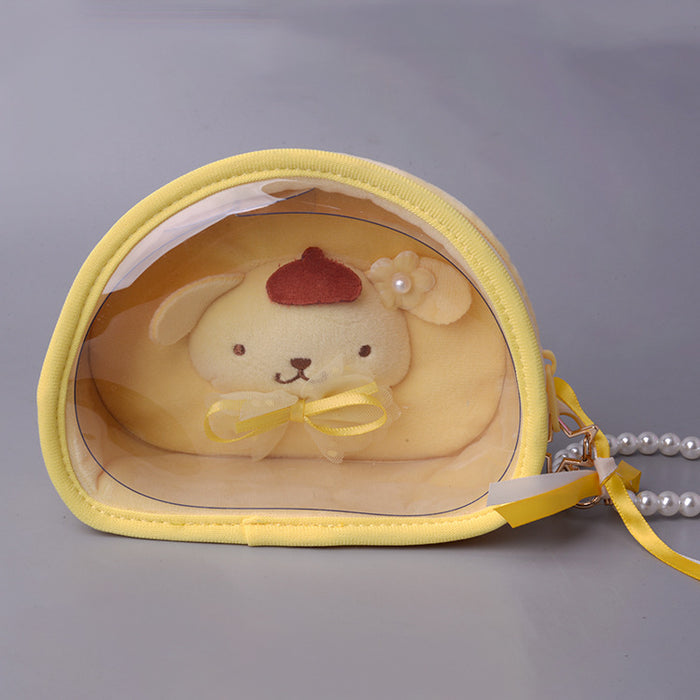 Wholesale Cosmetic Bag PP Cotton Cute Cartoon Plush Jelly Bag (S) JDC-CB-Tianx002