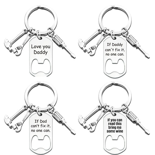 Jewelry WholesaleWholesale Corkscrew Father's Day Metal Keychain JDC-KC-GangGu026 Keychains 钢古 %variant_option1% %variant_option2% %variant_option3%  Factory Price JoyasDeChina Joyas De China