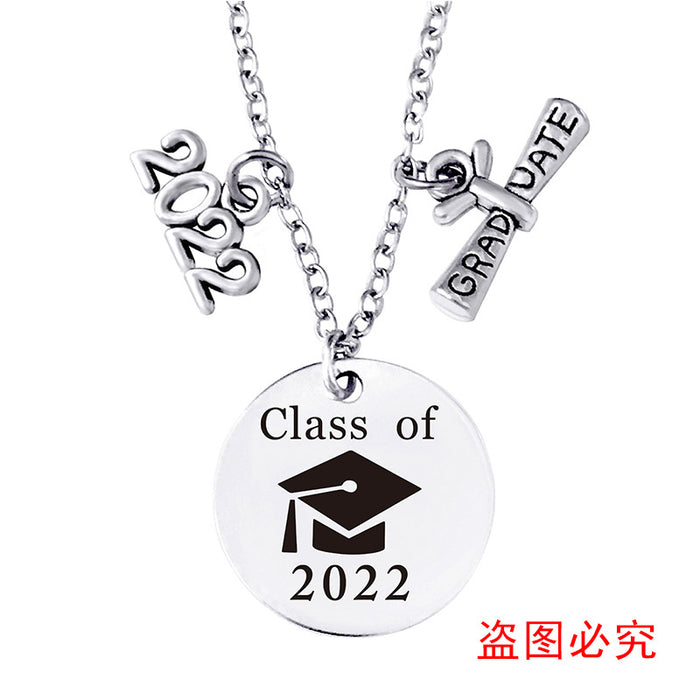 Jewelry WholesaleWholesale Stainless Steel Round Graduation Season Necklace JDC-NE-GangGu002 Necklaces 钢古 %variant_option1% %variant_option2% %variant_option3%  Factory Price JoyasDeChina Joyas De China