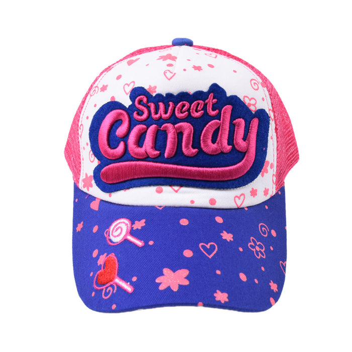 Wholesale children's three-dimensional embroidered alphabet baseball cap cartoon MOQ≥2 JDC-FH-WenR016