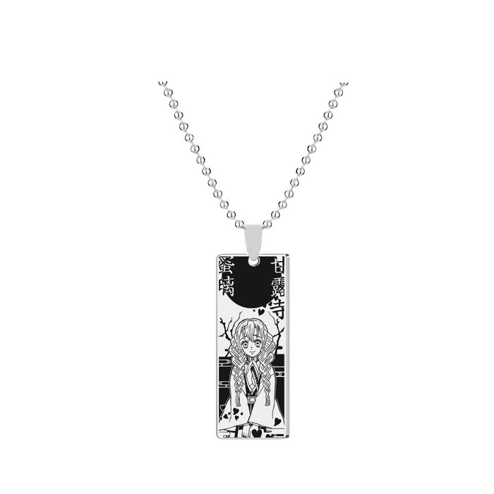 Wholesale Cute Nedouzi Character Stainless Steel Laser Necklace (M) JDC-NE-GSGR005