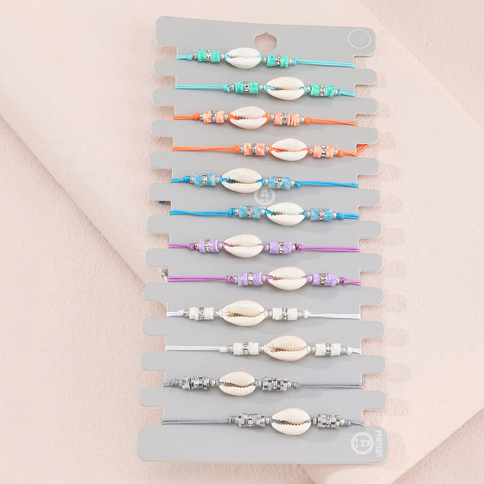 Jewelry WholesaleWholesale colorful shell soft pottery bracelet JDC-BT-NZ052 Bracelet 奈珠 %variant_option1% %variant_option2% %variant_option3%  Factory Price JoyasDeChina Joyas De China